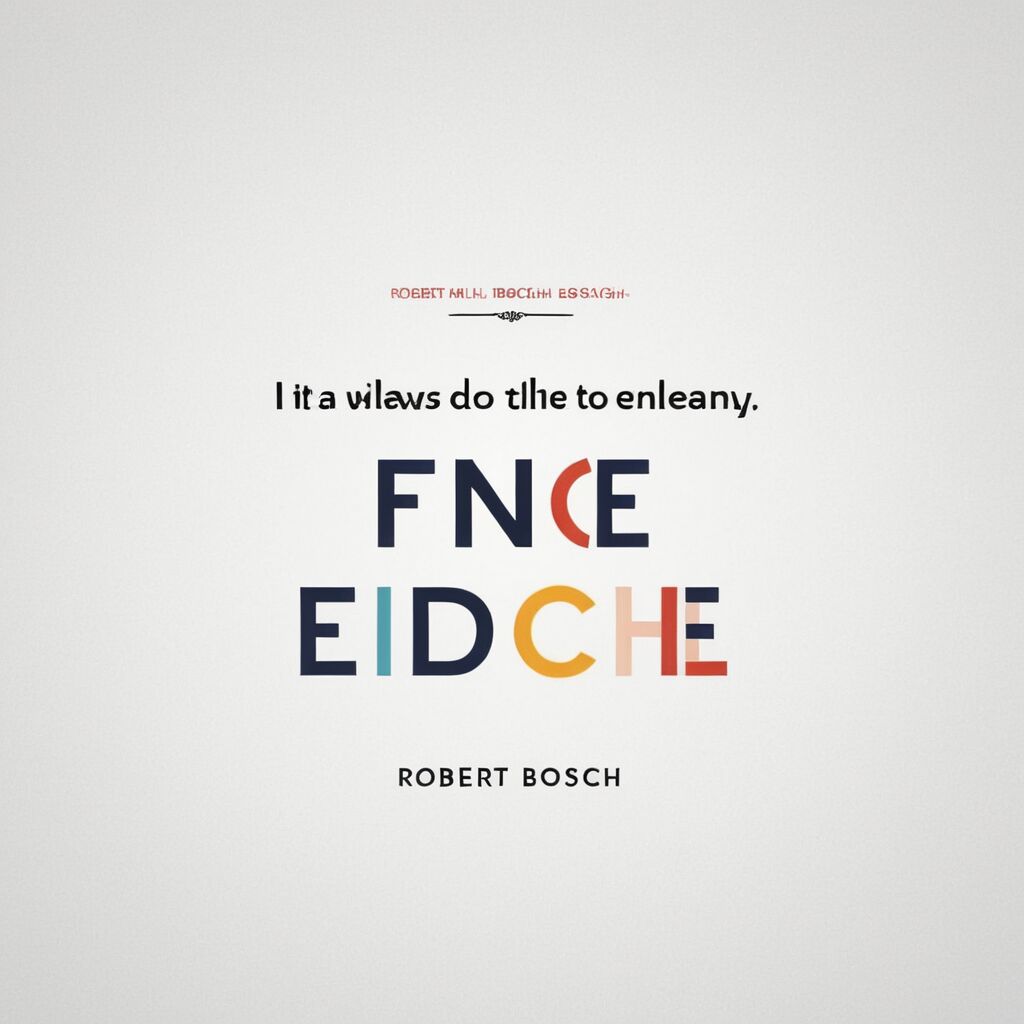 Inspirierende Robert Bosch Zitate und Weisheiten