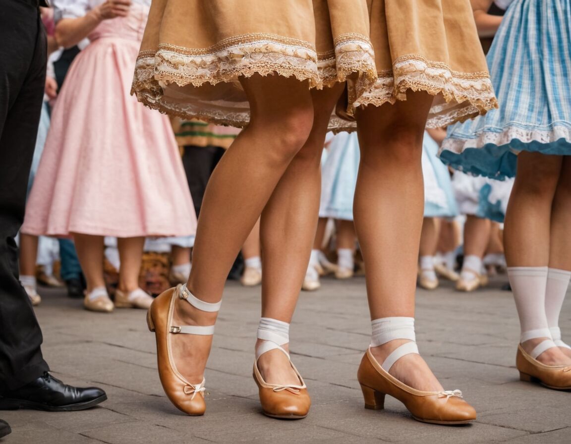 Schuhwerk: Bequeme Haferlschuhe oder Ballerinas - Oktoberfest Kleidung – Stilvoll & Traditionell