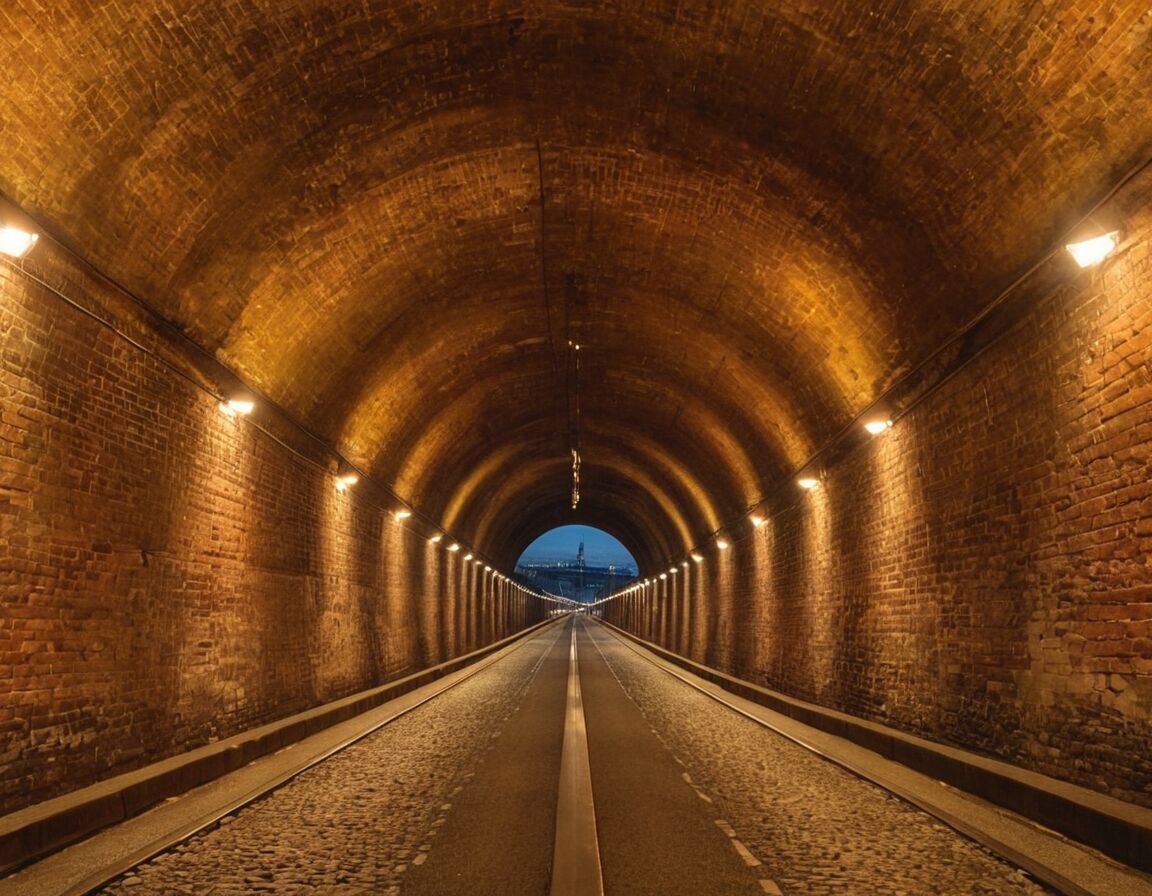 Verbindung zwischen Stadtteilen - Alter Elbtunnel Hamburg – Historische Wahrzeichen