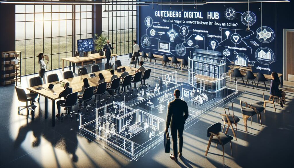 Gutenberg Digital Hub: Wo Start-ups auf Erfindungsgeist treffen