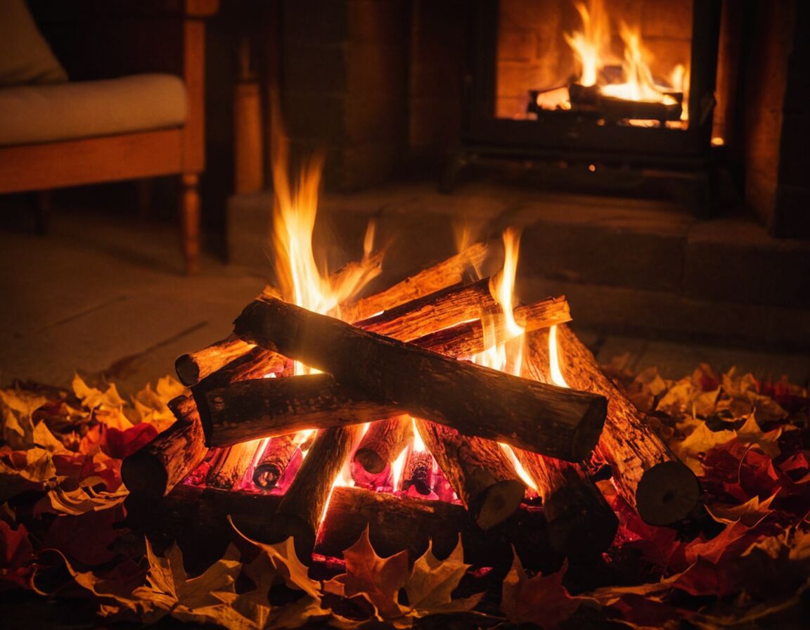 Kühle Abende am knisternden Feuer - Herbstgedicht » Anders betrachtet