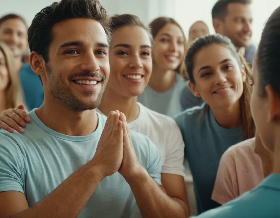 Umgib dich mit motivierenden und unterstützenden Menschen - Motivation trotz “Ich bin ein Versager” Sprüche