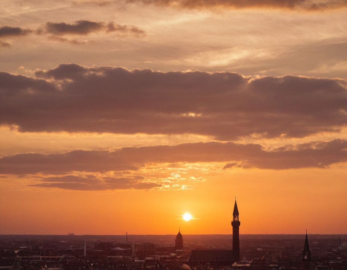 Sonnenuntergang: 18:30 Uhr, Beginn Abendgebet - Gebetszeiten Bremen 2025 – Präzise Zeitangaben