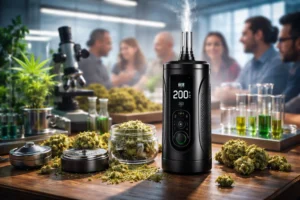 Vaporizer für Hanfblüten mit Temperaturregelung