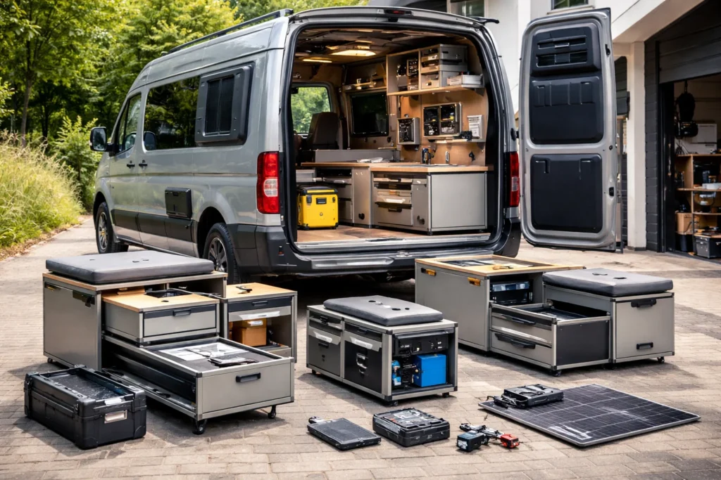 Camper Ausbau Module: Flexible Systeme zwischen Technik, Mobilität und Individualisierung Camper Ausbau