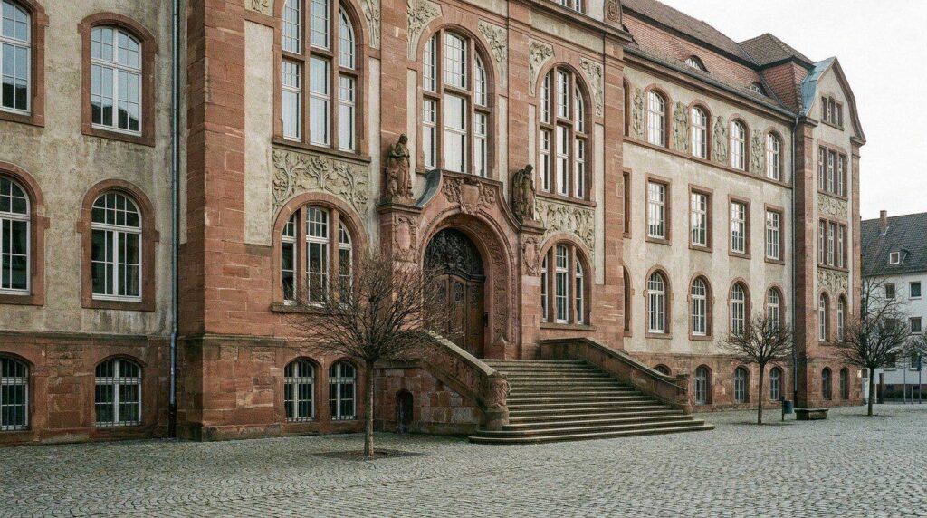 Historisches Schulgebäude des Gutenberg-Gymnasiums Erfurt im Jugendstil